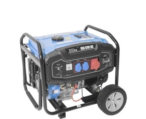Generator Electric Manutan GSE 6701, 5000W, 420cm, 4 Timpi, AVR, pornire electrica si manuala, 230V/400V, 25L, protectie suprasarcina